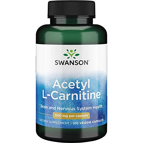 Acetyl L-Carnitine 500 mg 100 Caps by Swanson Premium