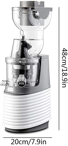 Juicer Machines Slow Masticating Juicer Extractor, 3.15 Inches Wide Chute Cold Press Juicer for Easy Juice and Clean, High Juice Yield for Fruit