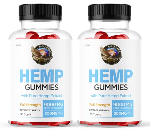 (2 Pack) Eagle Hemp Gummies, Original Formula, 2 Month Supply