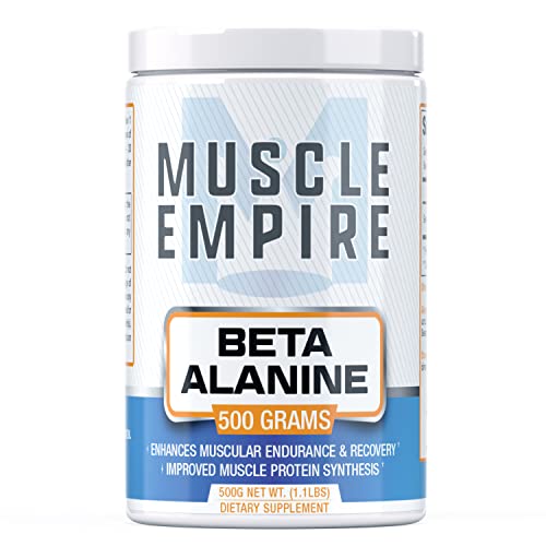 Beta-Alanine Powder - Improved Recovery & Muscle Energy - 500 Grams - Muscle Empire