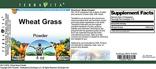 Wheat Grass Powder (4 oz, ZIN: 514676)