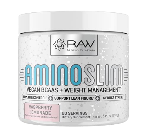 Amino Slim - Slimming BCAA Weight Loss Drink for Women, Vegan Amino Acids & L-Glutamine Powder for Post Workout Recovery & Fat Burning | Daily Appetite Suppressant, Metabolism Booster & Stress Relief