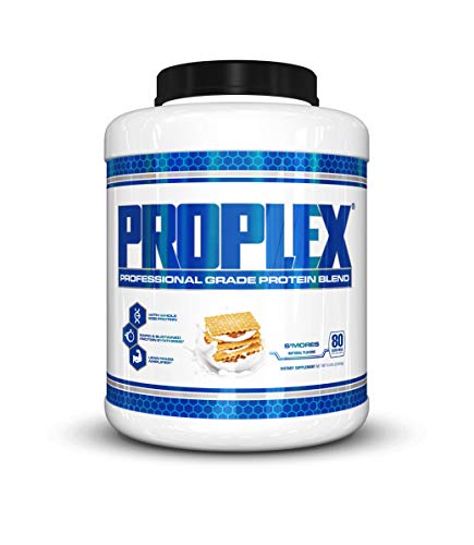 VPX Proplex Protein Powder - 3 Protein Source Blended Protein Powder, Whey Protein Isolate, Whey Protein Concentrate, Whole Egg Protein Blended Protein Powder - S'Mores, 4.4 Pound (Pack of 1)
