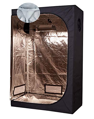 TopoLite 48"x24"x72" Grow Tent Room Reflective Mylar Indoor Garden Growing Room Hydroponic System
