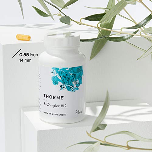 Thorne Research - B-Complex #12 - Vitamin B Complex with Active B12 and Folate - 60 Capsules