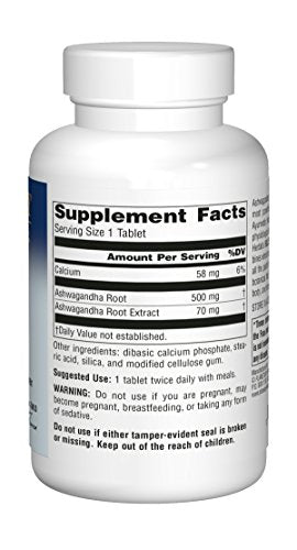Planetary Herbals Ashwagandha Full Spectrum 570 mg, Rejuvenating Tonifier,120 Tablets