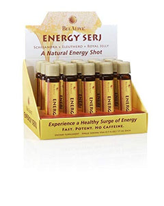 BeeAlive Energy SERJ with Schisandra, Eleuthero and Royal Jelly | No Caffeine Energy Boost