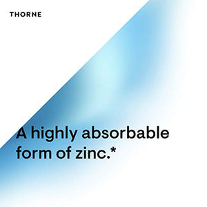 Thorne Research - Zinc Picolinate 30 mg - Well-Absorbed Zinc Supplement for Growth and Immune Function - 180 Capsules