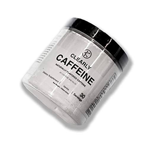 Caffeine and Kilos, Clearly Caffeine, 150mg Caffeine, Naturally Flavored for Smooth, Clean Energy, 0 Calorie Energy Drink Mix (30 Servings, Vanilla)