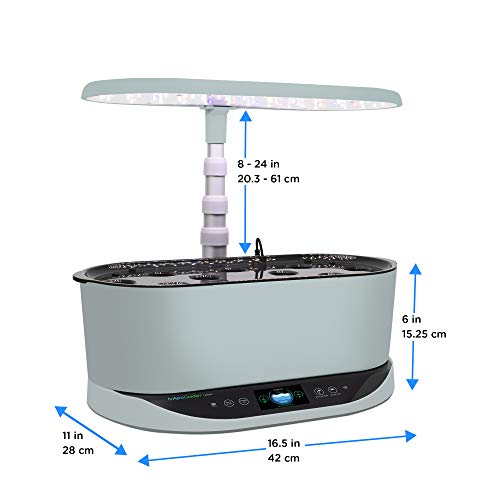 AeroGarden Bounty - Indoor Garden with LED Grow Light, WiFi and Alexa Compatible, White