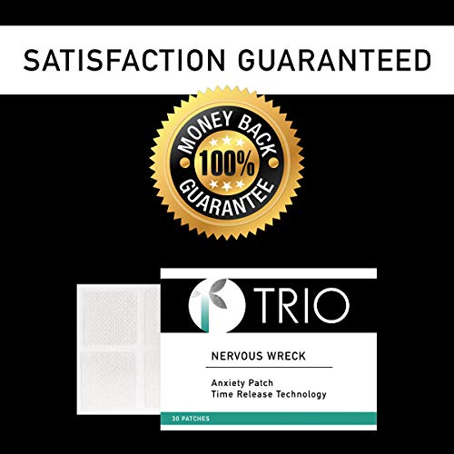 Trio Nervous Wreck - Anxiety, Panic Attack, Panic Disorder Blend (30 Patches)