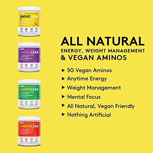 RSP Nutrition Mango Aminolean Amino Acid Supplement, 8.29 OZ