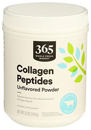 365 by Whole Foods Market, Collagen Peptides Protein Powder Unflavored, 12 Ounce