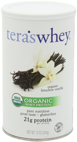 teraswhey Organic Whey Protein, Bourbon Vanilla 12 oz