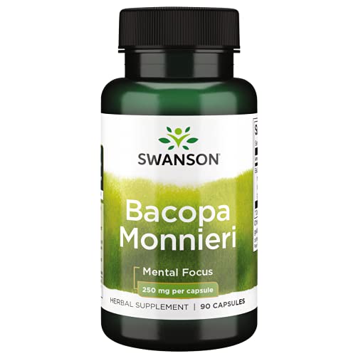 Swanson Bacopa Monnieri Extract Bacognize 250 Milligrams 90 Capsules