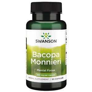 Swanson Bacopa Monnieri Extract Bacognize 250 Milligrams 90 Capsules