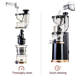 XBYUNDING Juicer Machines,Cold Press Juicer With 90% Juice Yield &Purest Juice,Quiet Motor Masticating Juicer Machines for Vegetables and Fruits Can Send to Friends