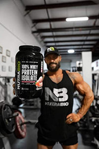 NutraBio 100% Whey Protein Isolate - Complete Amino Acid Profile - 25G of Protein Per Scoop - Soy and Gluten Free - Zero Fillers, Non-GMO, Protein Powder - Cookies and Cream, 2 Pounds