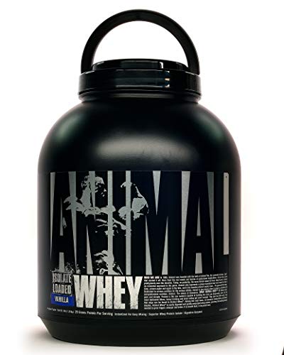 Animal Whey Isolate Whey Protein Powder – Isolate Loaded for Post Workout and Recovery – Low Sugar with Highly Digestible Whey Isolate Protein - Vanilla - 4 Pounds