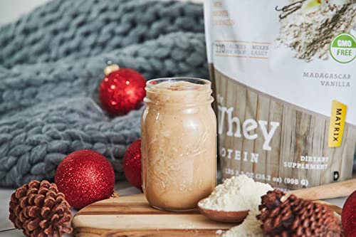 swiig Daily Whey Matrix Protein Powder, Madagascar Vanilla, 2.2 Pound