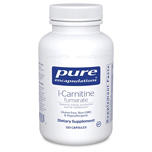 Pure Encapsulations - L-Carnitine Fumarate - Hypoallergenic Supplement Support for Enhanced Muscle and Fat Metabolism - 120 Capsules