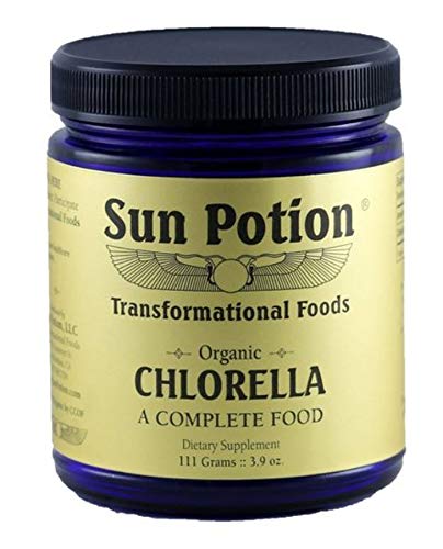 Sun Potion Transformational Foods! Tonic Herbs and Superfoods Organic Powder Drink! Blends of Medicinal Plants, Adaptogenic Mushrooms, Algae, and Superfoods! Choose Your Powder Drink! (CHLORELLA)