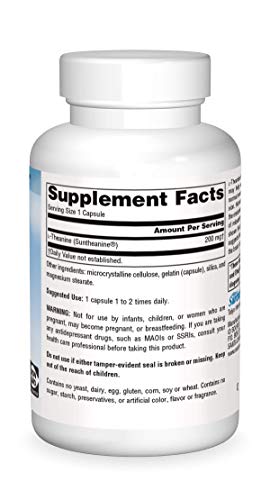 Source Naturals Serene Science L-Theanine 200 mg Focused Relaxation - 60 Capsules