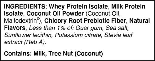 BiPro Bold Milk & Whey Protein Powder Isolate for Every Lifestyle, Creamy Vanilla, 1 Pound - No Added Sugar, Suitable for Lactose Intolerance, Gluten Free, Contains Prebiotic Fiber