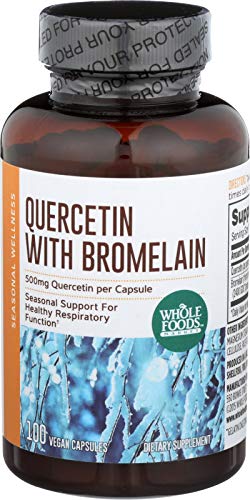 Whole Foods Market, Quercetin with Bromelain, 100 ct