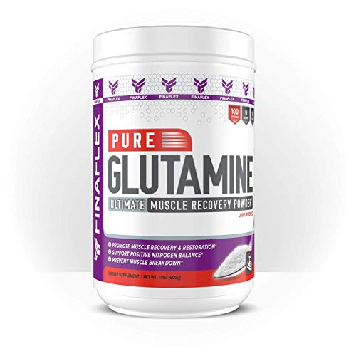 Pure GLUTAMINE, Ultimate Muscle Recovery Powder, Promote Recovery and Restoration, Support Positive Nitrogen Balance, Prevent Muscle Breakdown (500 Gram, UNFLAVORED)