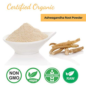 Ashwagandha Root Powder-USDA Organic 100% Pure-4.4oz-60 Servings