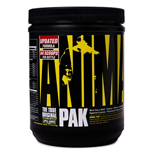 Animal Pak The Complete Allinone Training Multivitamin Supplement for Men Apple, Green Apple, Scoops, 44 Count