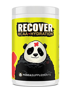 UNDERGROUND BIO LABS™ Panda SUPPS – Recover BCAA + Hydration - 30 Servings, 5G BCAA 2:1:1, 1G L-Tyrosine, Coconut Water Powder, L-Glutamine, STIM-Free, Superior Taste and Absorption (Melon Ball)