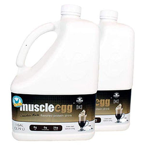 2 Gallons Chocolate Mocha MuscleEgg Liquid Egg Whites (Cage-Free)