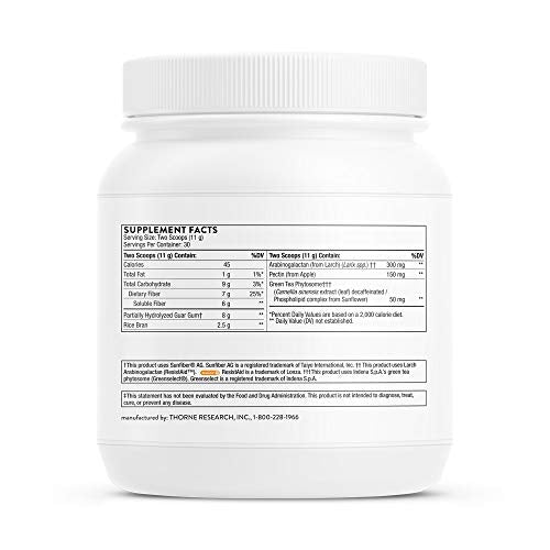Thorne Research - FiberMend - Prebiotic Fiber Powder to Help Maintain Regularity and Balanced GI Flora - 11.6 Oz