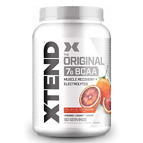 XTEND Original BCAA Powder Italian Blood Orange - Sugar Free Post Workout Muscle Recovery Drink with Amino Acids - 7g BCAAs for Men & Women - 90 Servings