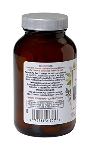 Quantum Health TheraZinc Elderberry Lozenges, Made with Zinc Gluconate for Immune Support, 60 Count