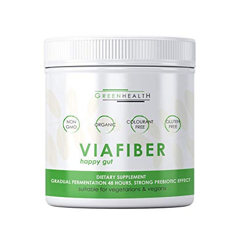 Viafiber Organic Prebiotics, L Glutamine Powder, Vegan Fiber Powder for Gut Health, Leaky Gut Repair Powder, Prebiotics, Acacia Fiber ,Gut Health Supplements for Women and Man 12.17 Ounce