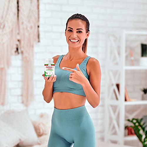 Triple Strength Omega 3 Fish Oil - 2500mg with EPA and DHA, Cholesterol Free, Burp-Less, Joint Support, Promotes Brain & Heart Health, Non-GMO, Natural Lemon Flavor - 180 Softgels | VitPro