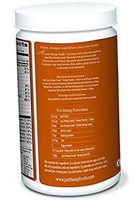 Hemp Protein Powder Plus Fiber, Non-GMO Verified with 11g of Protein & 11g of Fiber per Serving, 16 oz - Packaging May Vary .2 Pack