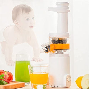 Juicer Machines Slow Juicer Masticating Juicer Machine, BPA-Free Chewing Slow Screw Juicer Wireless Slow Juicer Fruit and Vegetable Cold Pressed Juicer Drinking Water