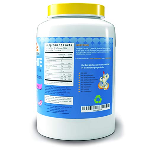 Egg White Protein Powder by Source Nutrition - 25 Grams Protein, Build Lean Muscle, Dairy Free - Strawberry Flavor (2 lb)