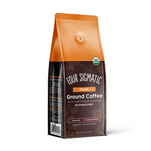 Four Sigmatic Mushroom Ground Coffee, Lion's Mane, 12 Ounce