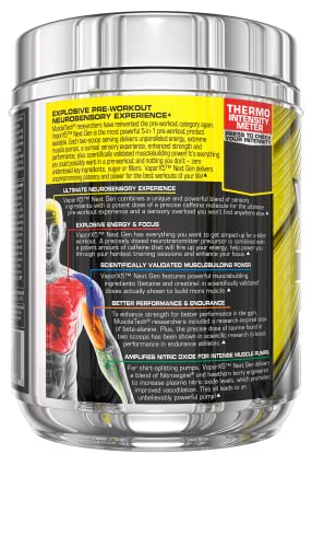 Pre Workout Powder | MuscleTech Vapor X5 | Pre Workout Powder for Men & Women | PreWorkout Energy Powder Drink Mix | Sports Nutrition Pre-Workout Products | Blue Raspberry (30 Servings)-Package Varies