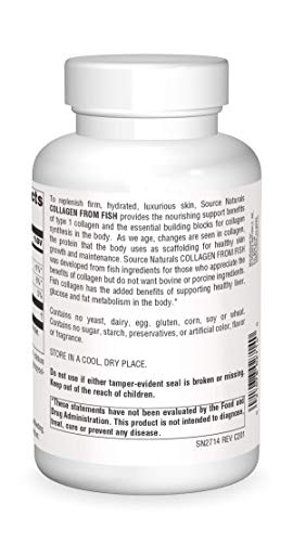 Source Naturals Collagen From Fish, Healthy Skin Support - 240 Tablets