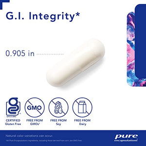 Pure Encapsulations - G.I. Integrity - Enhanced Support for Gastrointestinal Integrity and Function - 120 Capsules