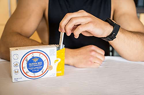 Queen Bee Royal Smoothie 100% Organic Food Supplement with Raw Bread, Royal Jelly, Propolis - Metabolism Booster & Immune Support - High in Vitamins, Minerals, Essential Amino Acids & Antioxidants