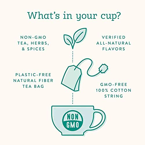 Stash Tea Bags Sampler - Caffeinated and Caffeine Free Variety Pack Gift Set - Individually Wrapped Packets - 50 Count, 50 Flavors /w Handmade Cotton Pouch