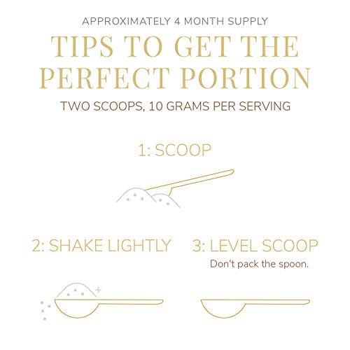 Shore Magic Marine Collagen Powder, Hydrolyzed Marine Collagen Peptides Powder, Sustainably Sourced Wild Fish Skin Collagen, Odorless & Unflavored - 4 Month Supply (for The Price of 3 Months)