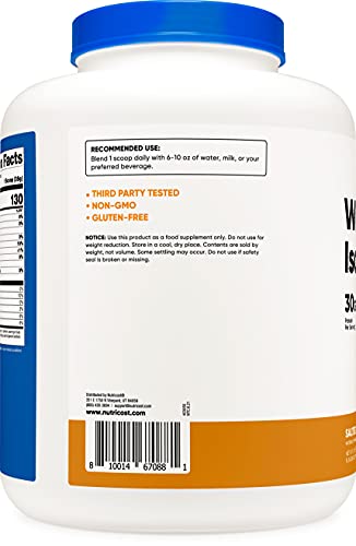 Nutricost Whey Protein Isolate (Salted Caramel, 5LBS)